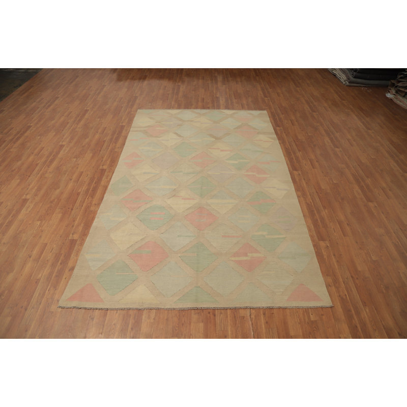 Tapis pastel Kilim Elegance 6 x 10 Transformez n'importe quel espace avec subtilement chic