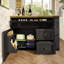 204cm Sideboard with Bar Hutch