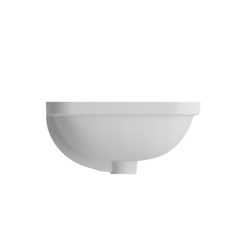 Scala 21.65'' L Bathroom Sink, Matte White