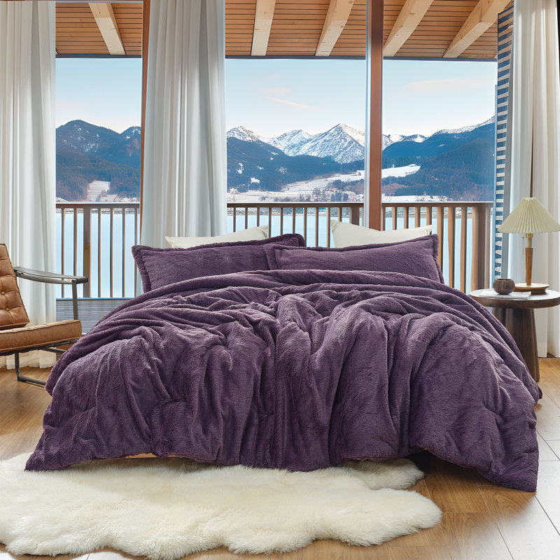 I Am Bed Serious - Coma Inducer® Oversized King Comforter Set - Winter Gray,  King Comforter + 2 Standard Shams, Gray