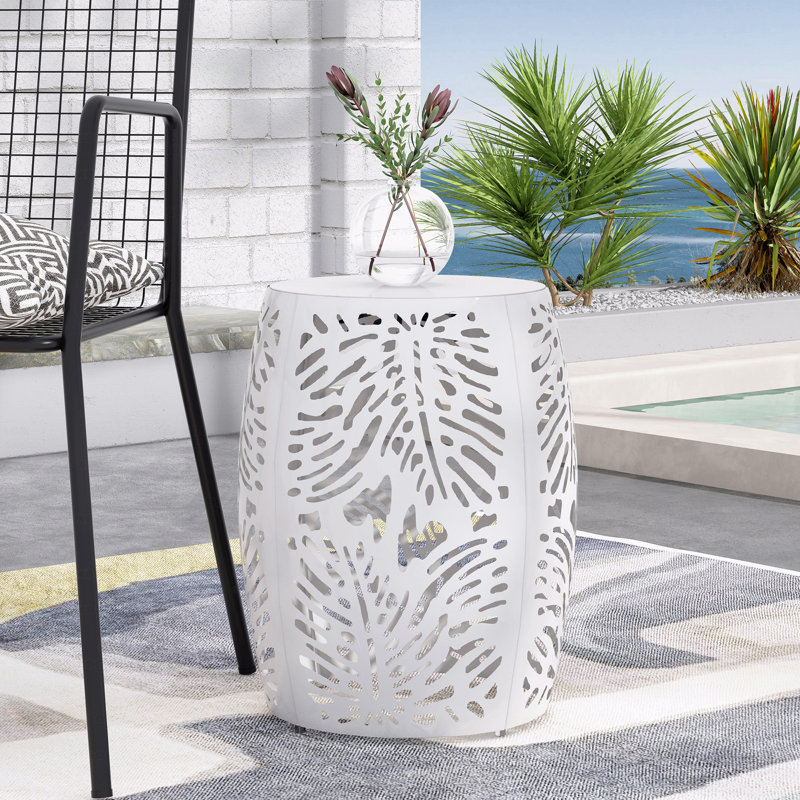 Metal Patio End Table