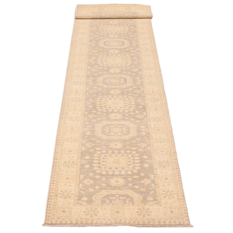 Tapis unique gris de 2 pi 9 po x 13 pi 5 po Ahzaria