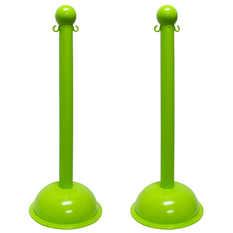 Poteau guide-files, Vert