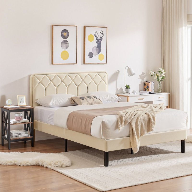 Ensemble de chambre à coucher rembourrée (ensemble de 3), Full / Double