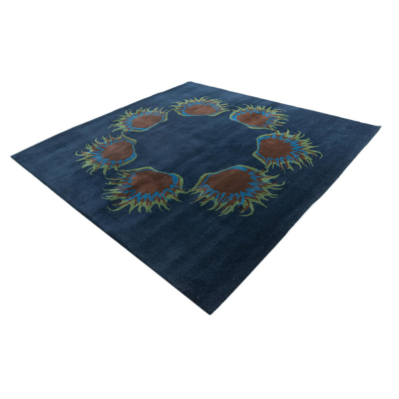 Tapis bleu marine Noell