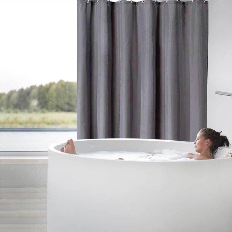 Rideau de salle de bain 80X180CM, Dark Grey