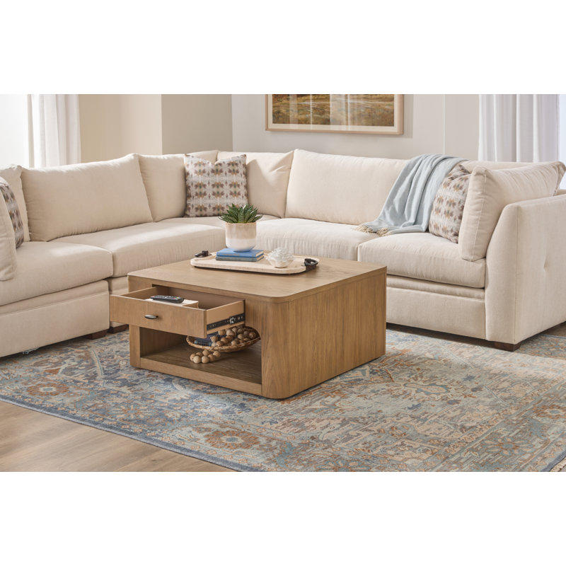 Haven Square Coffee Table With Casters