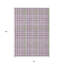 Tapis d'intérieur lavable à carreaux mauve 8 pi x 10 pi