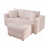 Fausse fourrure rose clair