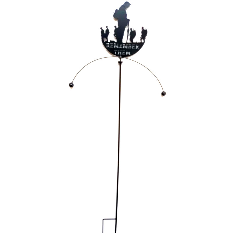 Abimbola Metal People Garden Stake