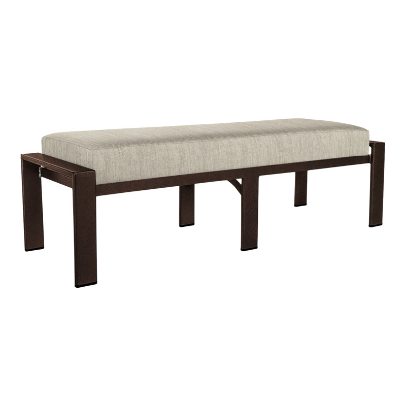 Studio Outdoor Bench, Copper Creek, Harris Stone