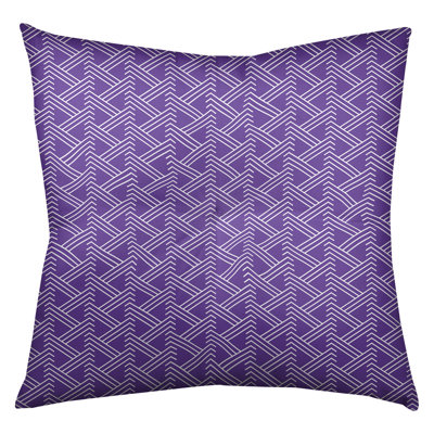 Coussin de sol zig zag classique