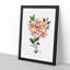 Pretty Pink Azalea Flowers - Picture Frame Painting Print-55601426-55601422