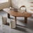 Walnut Pentagon Solid Wood Butterfly Leaf  Dining Table-1366978320