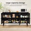 Buffet buffet avec 3 portes en rotin-1864140-21562518