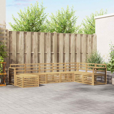 306cm Wide Patio Sectional Set