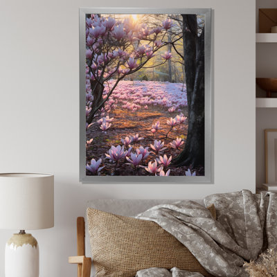 " Pink Magnolias Tree Photo "