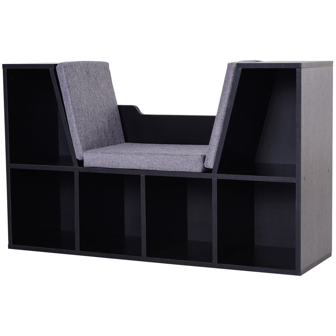 Lorentzen 61cm H x 102cm W Geometric Bookcase