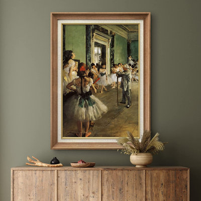 " The Ballet Class " by Edgar Degas