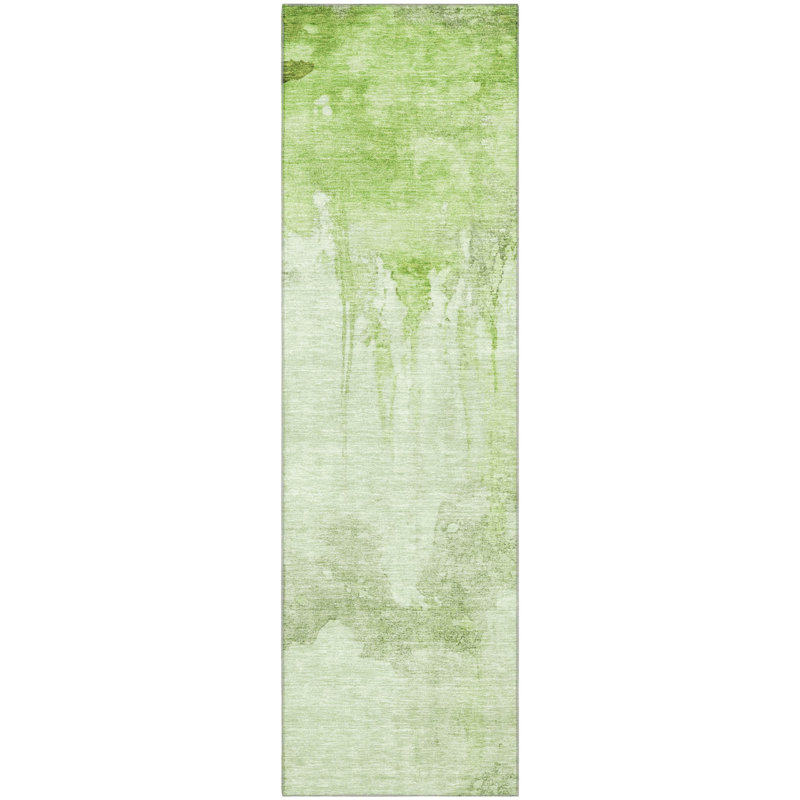 Premium Machine Washable Jacquez AMF1791 Modern Rug, Runner 2'3" x 7'6"