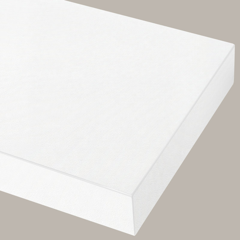 2 Pieces Floating Shelves, Wall Shelf Display Shelves for Living Room/Bedroom/Bathroom/Kitchen, White