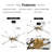 Deshawn 12-Light Sputnik Modern Linear LED Chandelier Dimmable Adjustable Height Matte Finish for Dining Living Room-1425598714