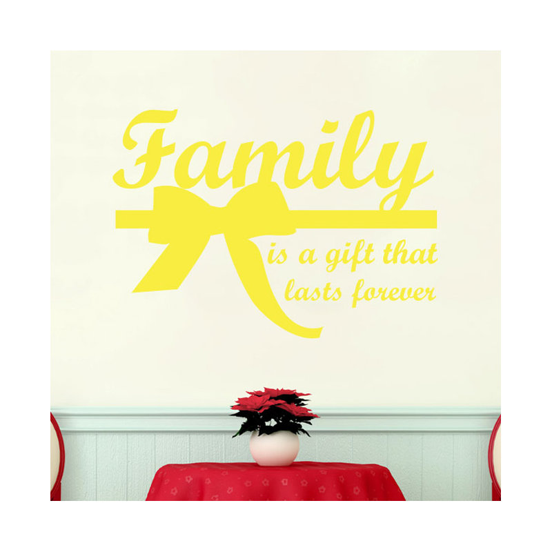 Wall Decal, Bright Yellow, Large