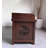 Traditional Carved Solid Wood Shoe Storage Bench With Cushion