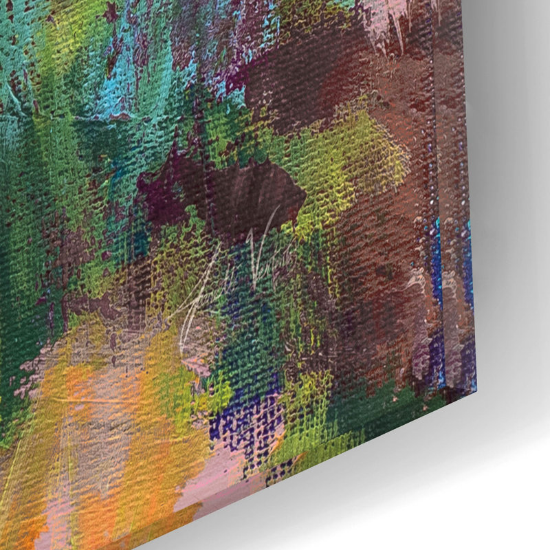 «The Meadow V2» par Jeanette Vertentes, art mural en verre acrylique, H 12 po x l 12 po x P 0,13 po