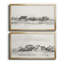 Wyeth Barn I - ensemble de 2 peintures sur toile encadrées-434861156-434861154