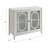 Ceara White Finish Console Cabinet
