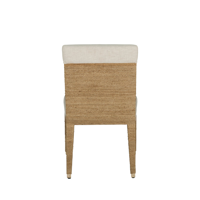 Maris Mahogany Handwoven Dining Side Chair