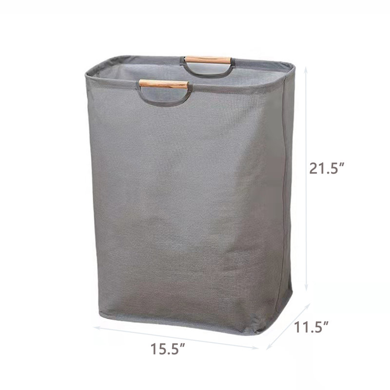 Panier à linge en tissu avec poignées