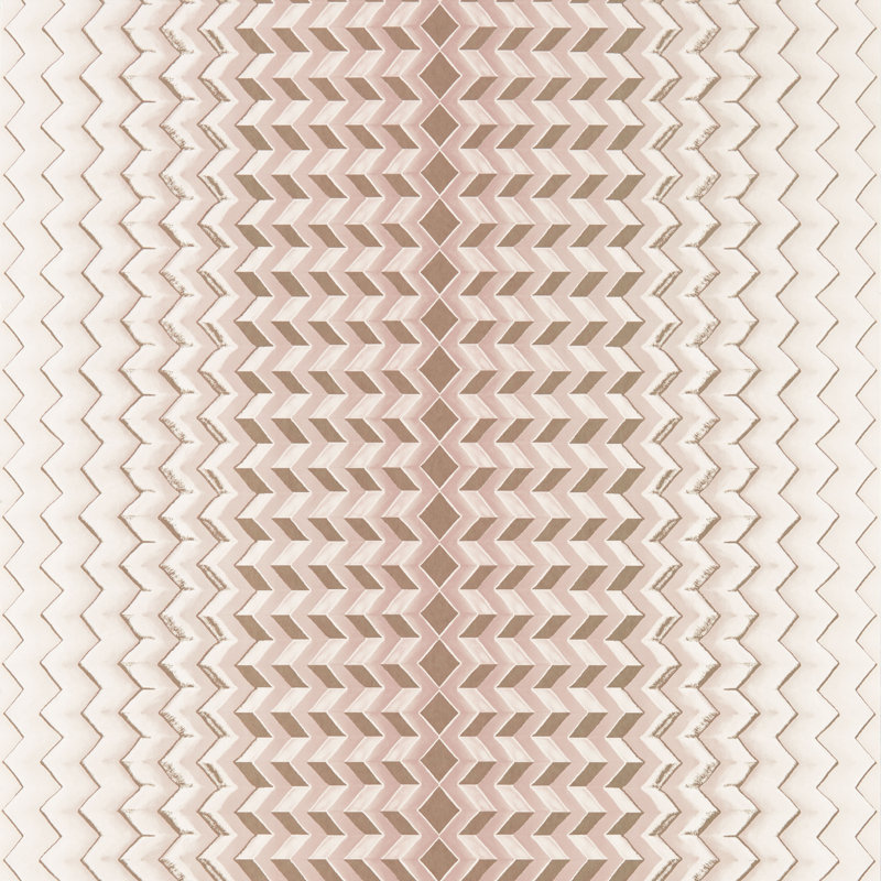 Fragment Fusion 10.05m x 52cm Wallpaper Roll, Blush/Gold