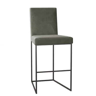 Ian Upholstered Stool with Metal Frame