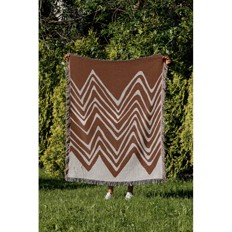 Couverture Addai , H 50 po x l 70 po (double / double), Rust Brown