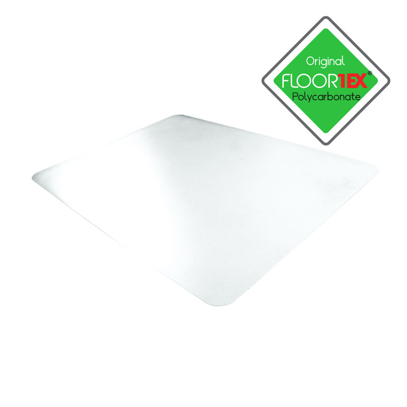 Desktex Pack of 2 Clear Polycarbonate Desk Pads  - 19" x 24", 24" H x 19" W