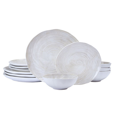 Mikasa Harley Stoneware Dinnerware Set, 12 Piece