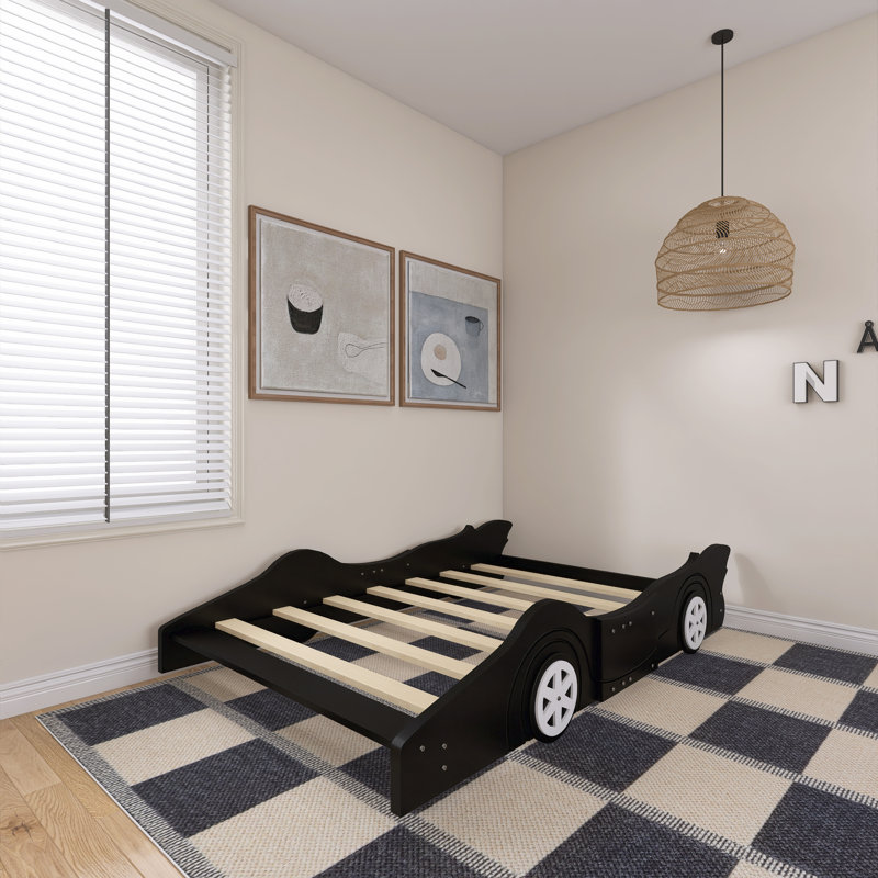 Lit de jour pour enfants Aistis, Double, Noir