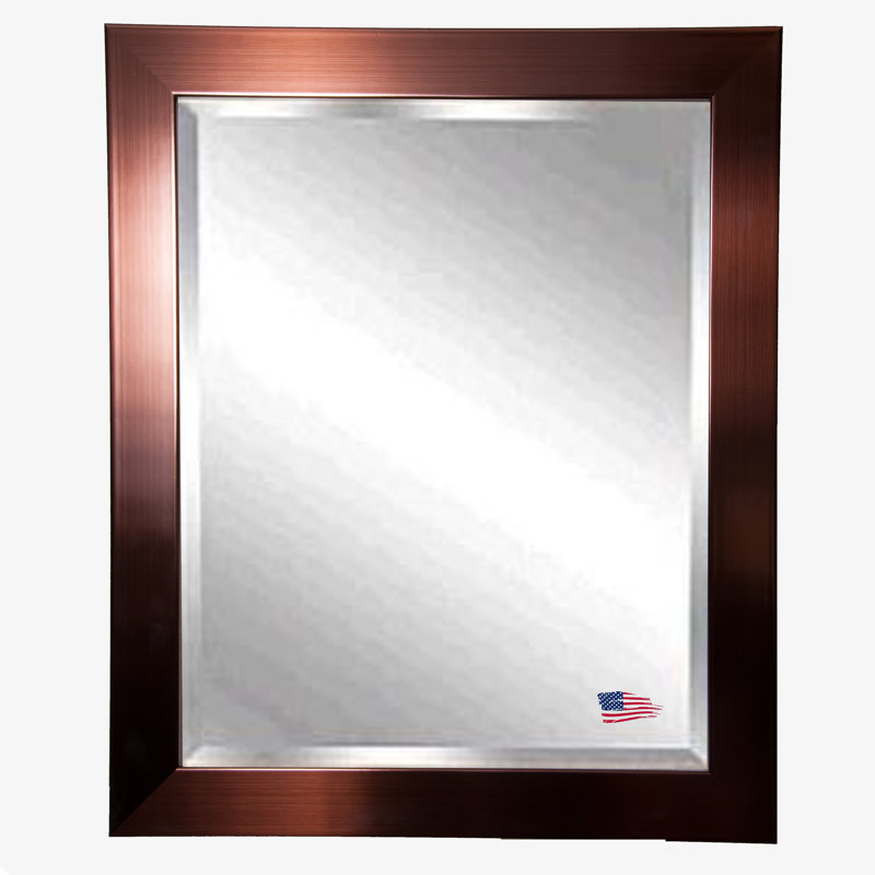 Flat Wall Mirror, 36.5" H x 30.5" W