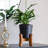 8" Contemporary Planter With Stand, 2-pack