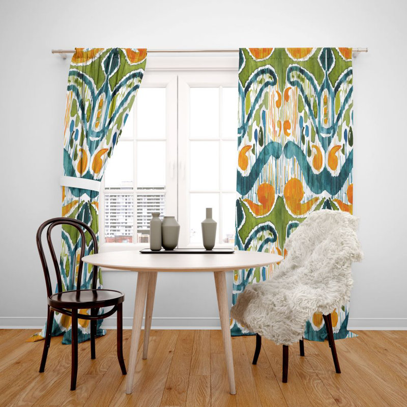 Semi Sheer Curtain Pair, 56" W x 78" L