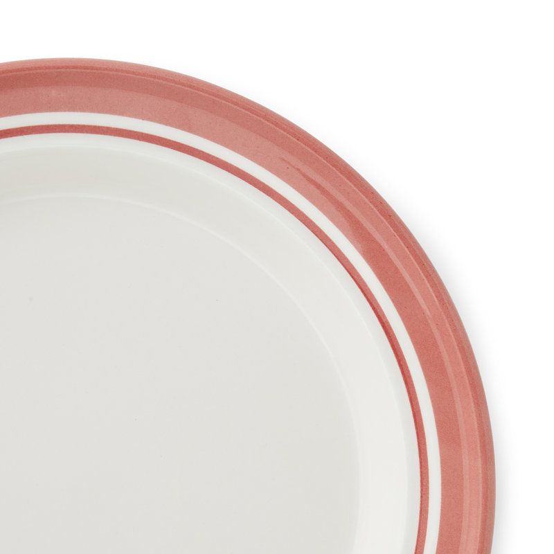 Portmeirion, Potters Stripe - Dinner Plates, Red