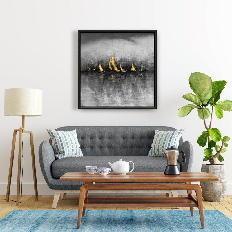 " Gold Sailboats "