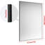 Miroir de salle de bain 48 "x 32" moderne avec cadre noir - Pratique pour différentes pièces comme la salle de bain, la chambre à coucher, le salon, le vestiaire, la salle rectangulaire en aluminium-122455188-122455186