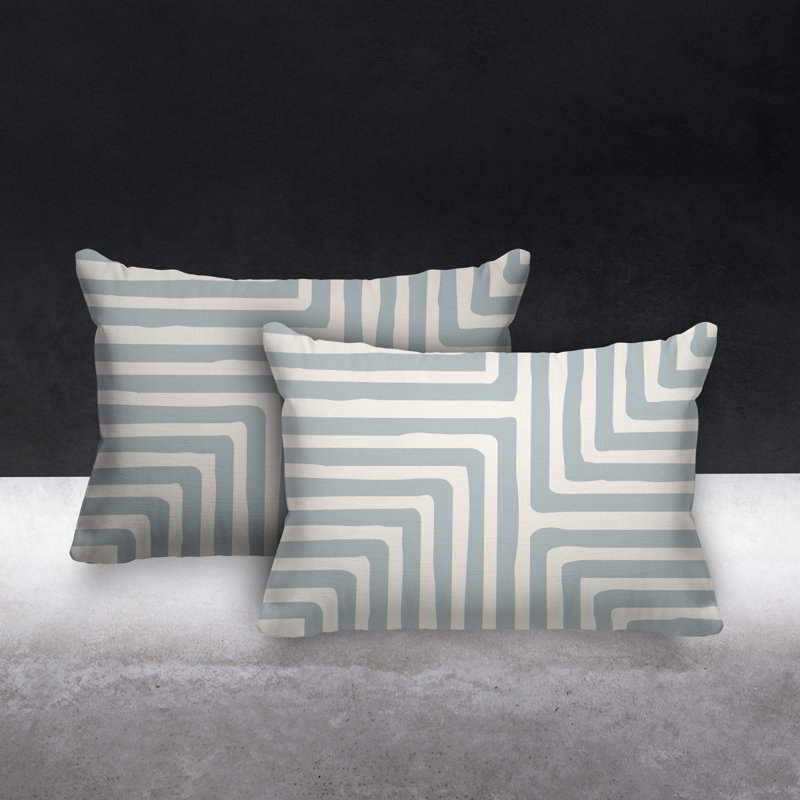 Coussin lombaire intérieur / extérieur Waren, Gris