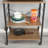 23.62 in. W Steel Standard Baker's Rack with Microwave Compatibility-762680006