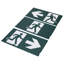 Enseigne de sortie verte Runing Man - 120 / 347V - 2hr de secours - Simple / double face - Fixation universelle - Emplacement mouillé - Température basse