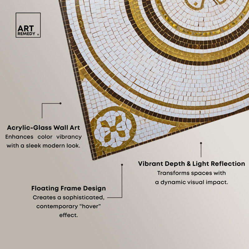 «Butterfly Mosaic II», reproduction d'art sur toile par Art Remedy, H 12 po x l 12 po
