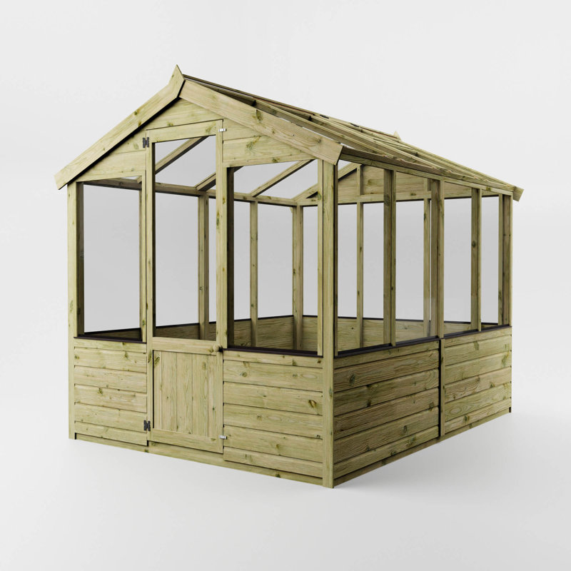 Mercia 8 x 6ft Traditional Greenhouse, Yes